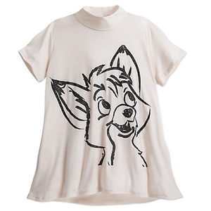 Disney Boutique Rare‎ Fox and The Hound Women Top- Medium